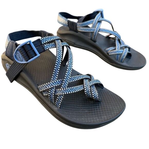 Chaco Women's Z Eddy X2 Slingback Sandals Blue Casual Summer Shoes - Picture 1 of 12